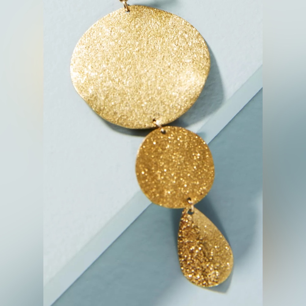 Anthropologie - Gold-Tone Dangle Earrings - NWT
